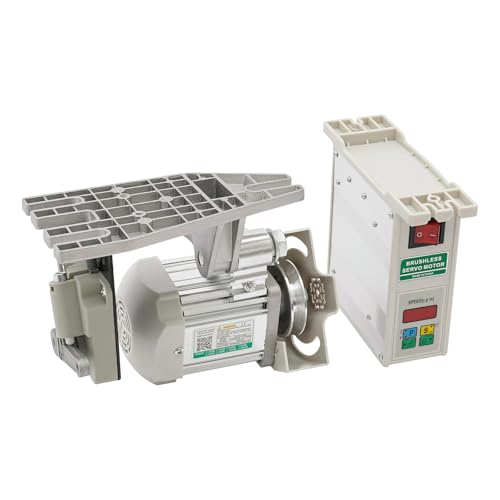 Mudshape 220V 50HZ 750W Industrienähmaschine Energiesparende Nähmaschine Motor, Bürstenlose Nähmaschine Motor mit LED-Display von Mudshape