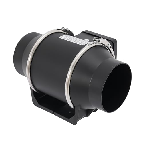 Mudshape Abluftluftrohrlüfter, 35 W Ultra Niedrige Leistung und Geringer Geräuschdruck, Direkt an Der Wand Hängend, Blowsaugventilator Mit Heißer Belüftung von Mudshape