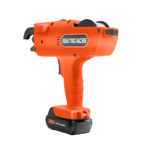 Mudshape Automatische Rebar Tie Gun Schnurlose Rebar Bindemaschine, tragbares Stahlbindwerkzeug mit 4500mAh Batterien von Mudshape