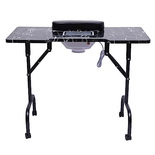 Mudshape Schönheitssalonzubehör Schönheitstisch, tragbarer Nageltisch mit Faltfunktion, mit Staubsaugventilator für Salon und Zuhause Mudshape Schönheitssalonzubehör Schönheitstisch, tragbarer Nageltisch mit Faltfunktion, mit Staubsaugventilator für Salon und Zuhause von Mudshape