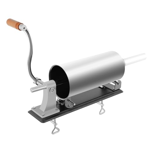 Mudshape Wurstfüller, Hausgemachte Manuelle Wurstmaschine, Fleischfüllmaschine, Küchenmaschine, 4 Stopfröhrchen Verpackt von Mudshape
