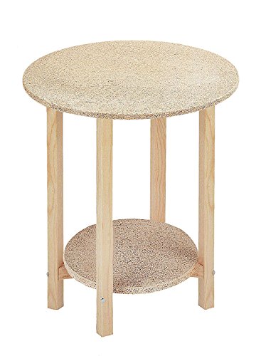 Mueblear 21000 gazte Tisch rund Holz ohne Nagellack, Holz, Sans Vernis, 50x75cm von Mueblear