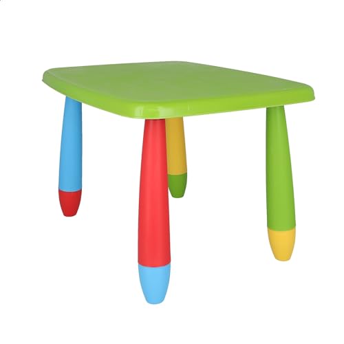 Mueblear 90046 Kindertisch, rechteckig, Kunststoff, Grün, 73 x 58 x 48 cm von Mueblear