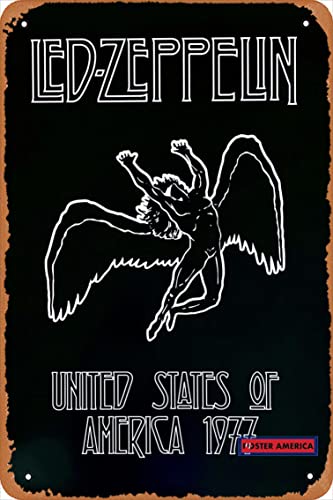 Muecddoa Metallschild Led-Zeppelin United States of America Poster Metallschild Wanddekoration Garage Shop Bar Wohnzimmer Wandkunst Blechschild 20,3 x 30,5 cm Muecddoa Metallschild Led-Zeppelin United States of America Poster Metallschild Wanddekoration Garage Shop Bar Wohnzimmer Wandkunst Blechschild 20,3 x 30,5 cm von Muecddoa