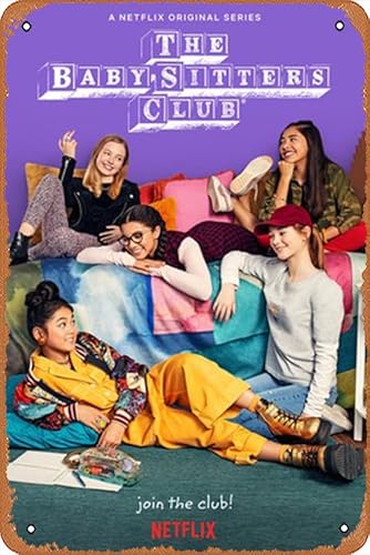 Muecddoa The Baby-Sitters Club Vintage Movies Blechschilder, Promi-Poster, Film, Fernsehposter, Retro-Geschenk, Karaoke-Mannhöhle, Bars, Cafés, Dekoration, Vintage-Kunst-Dekorationen, 20,3 x 30,5 cm, Muecddoa The Baby-Sitters Club Vintage Movies Blechschilder, Promi-Poster, Film, Fernsehposter, Retro-Geschenk, Karaoke-Mannhöhle, Bars, Cafés, Dekoration, Vintage-Kunst-Dekorationen, 20,3 x 30,5 cm, von Muecddoa