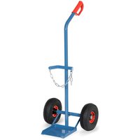 fetra® Stahlflaschen-Karre, für 1 Stahlflasche à 20-50 Liter, Luft-Bereifung von fetra®
