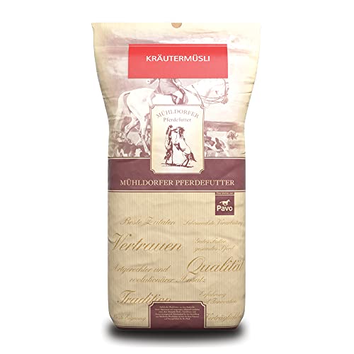 Mühldorfer Kräuter Müsli - 20 kg - Bei Husten und Atemwegbeschwerden - Wertvolle Kräutermischung, 20 kg (1er Pack) Mühldorfer Kräuter Müsli - 20 kg - Bei Husten und Atemwegbeschwerden - Wertvolle Kräutermischung, 20 kg (1er Pack) von Mühldorfer