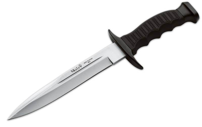 MUELA MOUNTAIN 57-61 HRC Jäger Messer,hochwertige Lederscheide von Muela