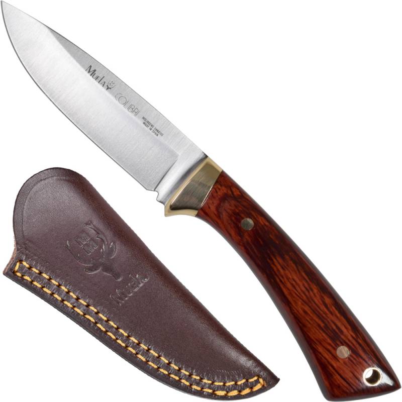 Muela Colibri schlankes Jagdmesser mit hochwertiger Lederscheide von Muela