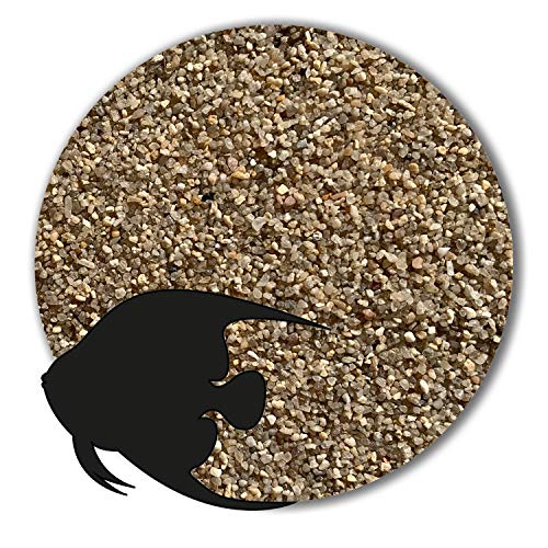 Müller GmbH - Aquarium Sand/Aquarium Kies - 25 KG - 0,71 - 1,25mm - Natur - Deutsche Premiumqualität von Anbobo