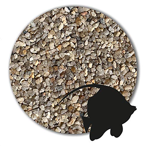 12,5 kg Aquariumsand Aquariumkies natur beige gerundet und feuergetrocknet 21 Körnungen (2,0 - 4,0 mm) von Anbobo