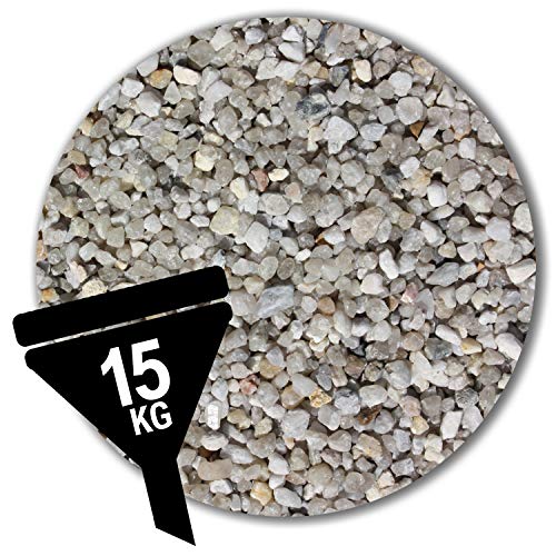 Anbobo Müller GmbH 15 kg Filtersand Filterkies hellgrau Filterquarzsand 11 Körnungen (3,15-5,6 mm) von Anbobo