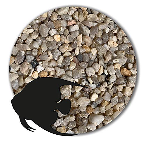 Anbobo Müller GmbH - Aquarium Sand/Aquarium Kies - 25 KG - 3,0-6,0mm - Natur - Deutsche Premiumqualität von Anbobo