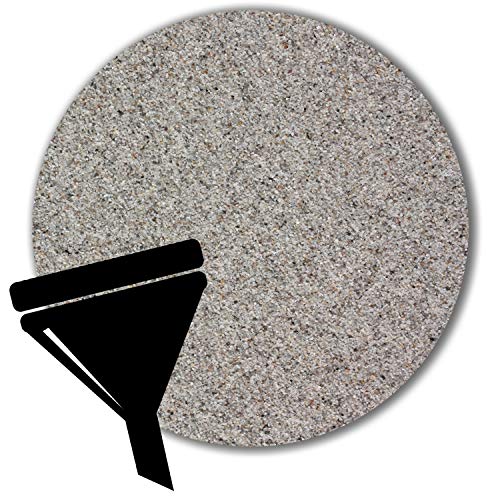 Müller GmbH 25 kg Filtersand Filterkies hellgrau Filterquarzsand für Sandfilteranlagen Pool grau (0,4 - 0,8 mm) von Anbobo