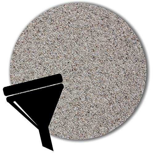 Müller GmbH 25 kg Filtersand Filterkies hellgrau Filterquarzsand für Sandfilteranlagen Pool grau (0,5 - 1,0 mm) von Anbobo