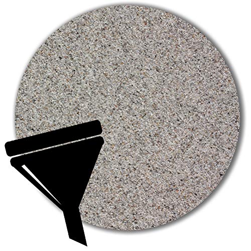 Müller GmbH 25 kg Filtersand Filterkies hellgrau Filterquarzsand für Sandfilteranlagen Pool grau (0,63 - 1,25 mm) von Anbobo