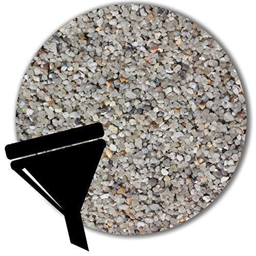 Müller GmbH 25 kg Filtersand Filterkies hellgrau Filterquarzsand für Sandfilteranlagen Pool grau (2,0 - 3,15 mm) von Anbobo