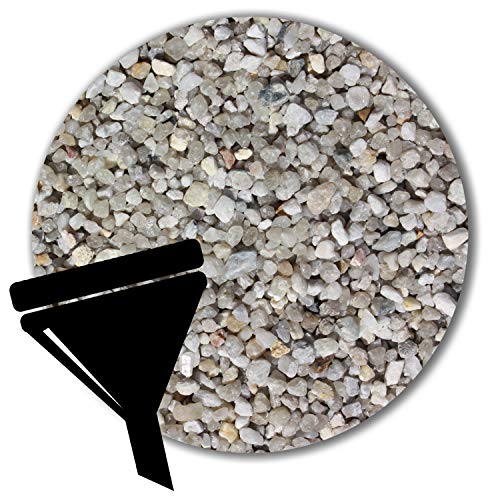 Anbobo Müller GmbH 25 kg Filtersand Filterkies hellgrau Filterquarzsand für Sandfilteranlagen Pool grau (3,15-5,6 mm) von Anbobo