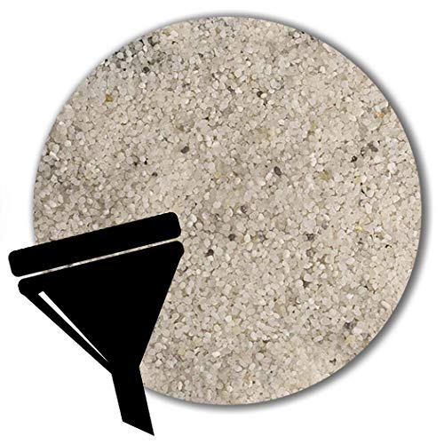 Anbobo 25 kg weisser Filtersand Filterkies Filterquarzsand für Sandfilteranlagen Pool (0,4-0,8 mm) von Anbobo