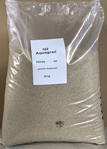 Anbobo Premium-Pool 25kg Quarzsand Sand 0,71-1,25mm für Sandfilteranlage beige von Anbobo