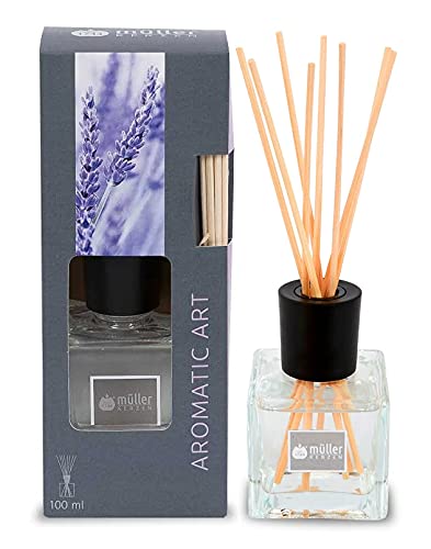 Müller Raumduft-Diffusor mit Stäbchen Lavendelduft Intensive und langlebige Aromen 100 ml von Müller Kerzen