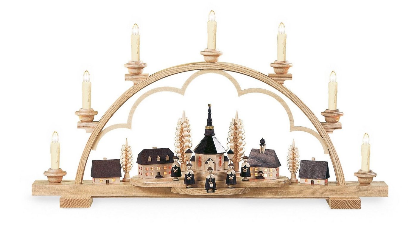 Müller Kleinkunst GmbH Seiffen Lichterbogen Schwibbogen Dorf Seiffen mit Kirche BxHxT 64x35x12cm NEU Müller Kleinkunst GmbH Seiffen Lichterbogen Schwibbogen Dorf Seiffen mit Kirche BxHxT 64x35x12cm NEU von Müller Kleinkunst GmbH Seiffen