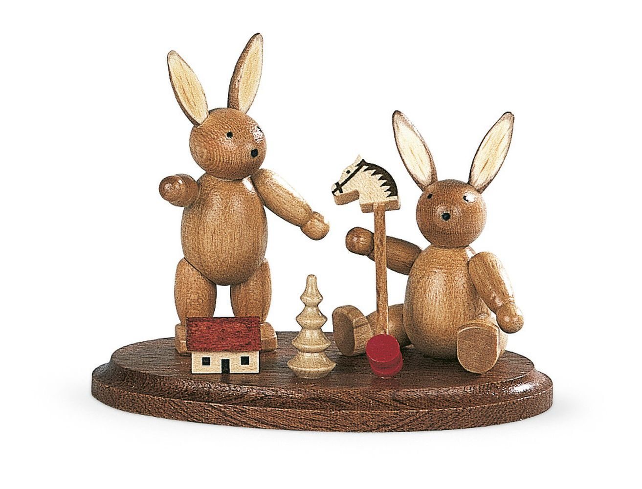 Müller Kleinkunst GmbH Seiffen Osterhase Osterfigur Zwei spielende Hasenkinder natur klein Höhe 6cm NEU Müller Kleinkunst GmbH Seiffen Osterhase Osterfigur Zwei spielende Hasenkinder natur klein Höhe 6cm NEU von Müller Kleinkunst GmbH Seiffen