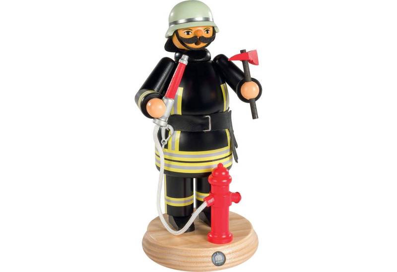 Müller Kleinkunst GmbH Seiffen Räuchermännchen Feuerwehrmann (24cm) Räuchermann von Müller Kleinkunst von Müller Kleinkunst GmbH Seiffen