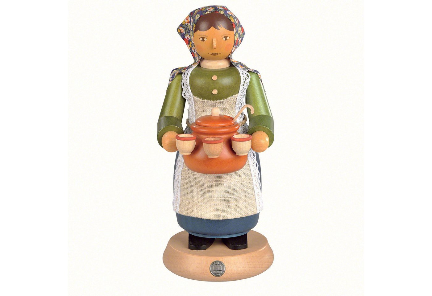 Müller Kleinkunst GmbH Seiffen Räuchermännchen Glühweinverkäuferin (25cm) Räuchermann von Müller Kleinkunst von Müller Kleinkunst GmbH Seiffen