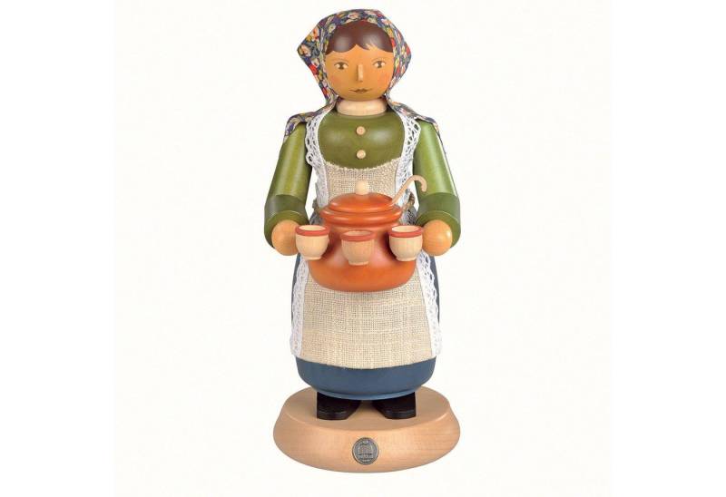 Müller Kleinkunst GmbH Seiffen Räuchermännchen Glühweinverkäuferin (25cm) Räuchermann von Müller Kleinkunst von Müller Kleinkunst GmbH Seiffen