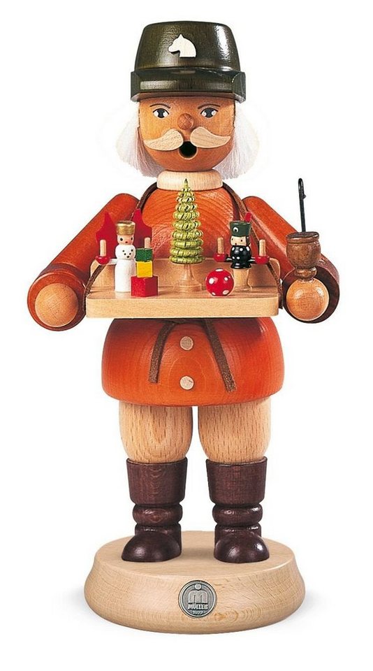 Müller Kleinkunst GmbH Seiffen Räuchermännchen Räucherfigur Räuchermann groß Spielwarenverkäufer (BxH):13x23cm NE von Müller Kleinkunst GmbH Seiffen