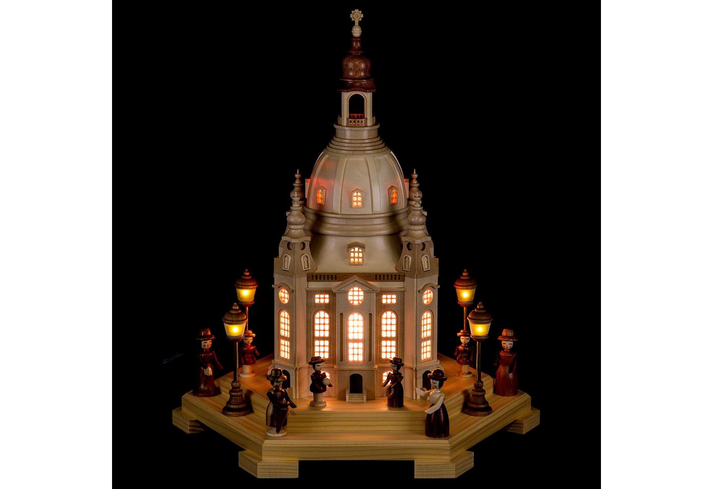 Müller Kleinkunst GmbH Seiffen Schwibbogen Lichterhaus Frauenkirche Dresden (24x21x28cm) von Müller Kleinkunst von Müller Kleinkunst GmbH Seiffen