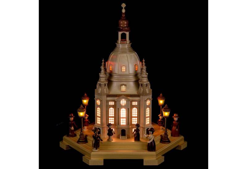 Müller Kleinkunst GmbH Seiffen Schwibbogen Lichterhaus Frauenkirche Dresden (24x21x28cm) von Müller Kleinkunst von Müller Kleinkunst GmbH Seiffen