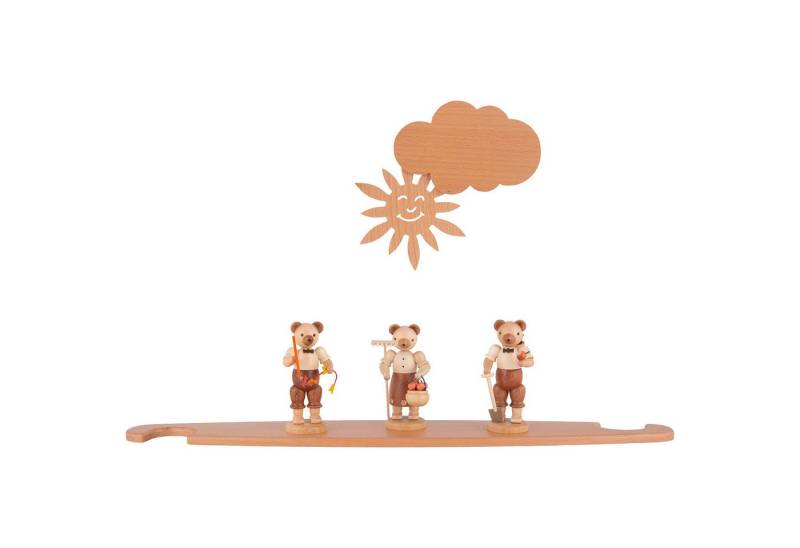 Müller Kleinkunst GmbH Seiffen Schwibbogen Motivplattform Bären natur für Moderne Lichterspitze (49x12cm) von Mül von Müller Kleinkunst GmbH Seiffen