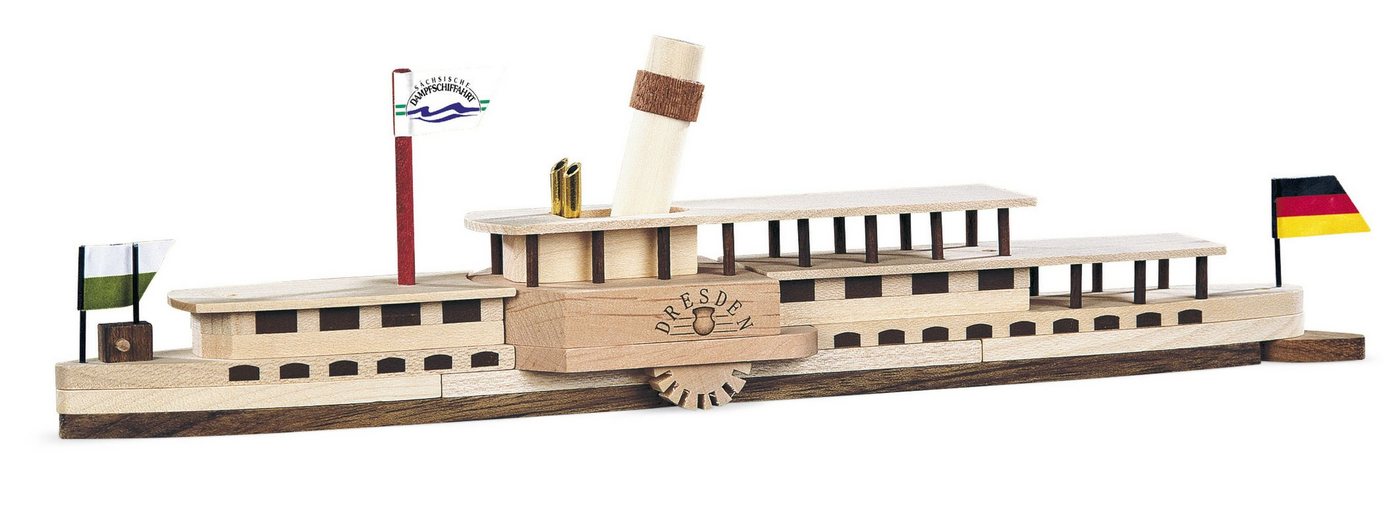Müller Kleinkunst GmbH Seiffen Weihnachtsfigur Bausatz Elbdampfschiff ''Dresden'' hochwertiger Naturholzbausatz Müller Kleinkunst GmbH Seiffen Weihnachtsfigur Bausatz Elbdampfschiff ''Dresden'' hochwertiger Naturholzbausatz von Müller Kleinkunst GmbH Seiffen