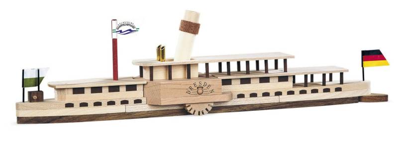 Müller Kleinkunst GmbH Seiffen Weihnachtsfigur Bausatz Elbdampfschiff ''Dresden'' hochwertiger Naturholzbausatz Müller Kleinkunst GmbH Seiffen Weihnachtsfigur Bausatz Elbdampfschiff ''Dresden'' hochwertiger Naturholzbausatz von Müller Kleinkunst GmbH Seiffen