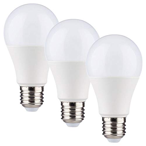 Müller-Licht 3 x LED Leuchtmittel Birnenform A55 7W = 40W E27 matt 470lm Ra95 Flicker-Free warmweiß 2700K (Birnenform A55) von Müller-Licht