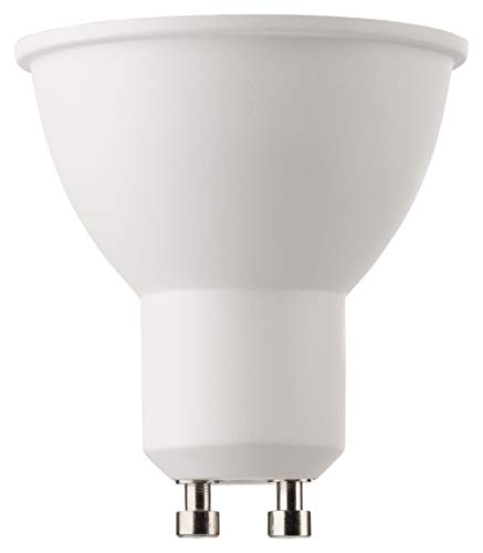 Müller-Licht LED Reflektorlampe, ersetzt 50 W, 2700 K, Plastik, 6.5 W, GU10, Weiß, 5 x 5 x 5.5 cm von Müller-Licht