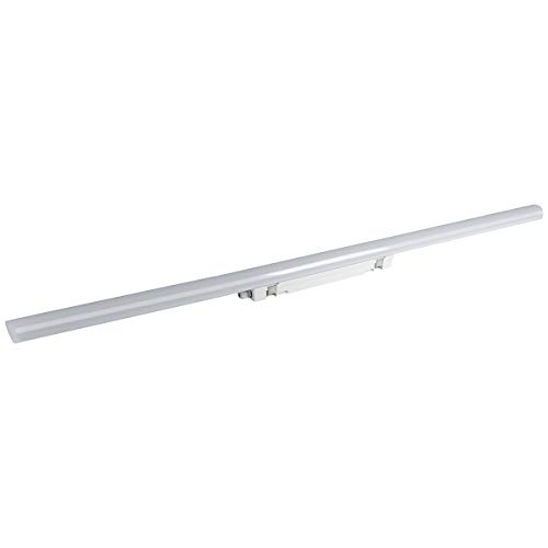 Müller-Licht Feuchtraumleuchte Aquafix IP65, 4200 lm, 4000 K, mit integrierten LED, Durchgangsverdrahtung, mittig liegender Stromanschluss, Plastik, 46 W, weiß, 150 cm, 20300543 von Müller-Licht