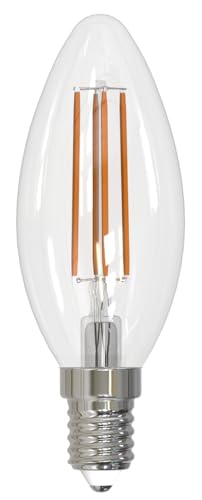 MÜLLER-LICHT Retro LED Kerze Filament E14, (40W) 470lm, warmweißes Licht (2700K) von Müller-Licht