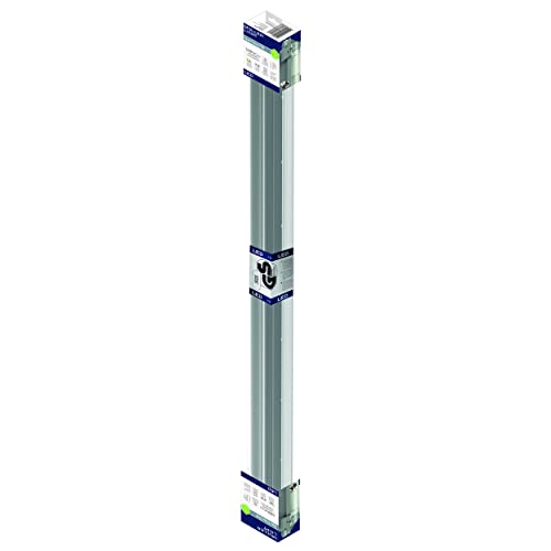 Müller-Licht Aqua-Promo 150 cm LED Feuchtraumleuchte Feuchtraumlampe, neutralweißes Licht (4000K), zweiflammig, 2x 24 W Rohr, 2500lm, Werkstattleuchte, Garagenleuchte, ip65, grau von Müller-Licht