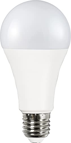 Müller-Licht Essentials LED A65 Lampe Birnenform E27, neutralweißes Licht (4000K), 13W ersetzt 100W, nicht dimmbar, 25000h Lebensdauer, Klar von Müller-Licht