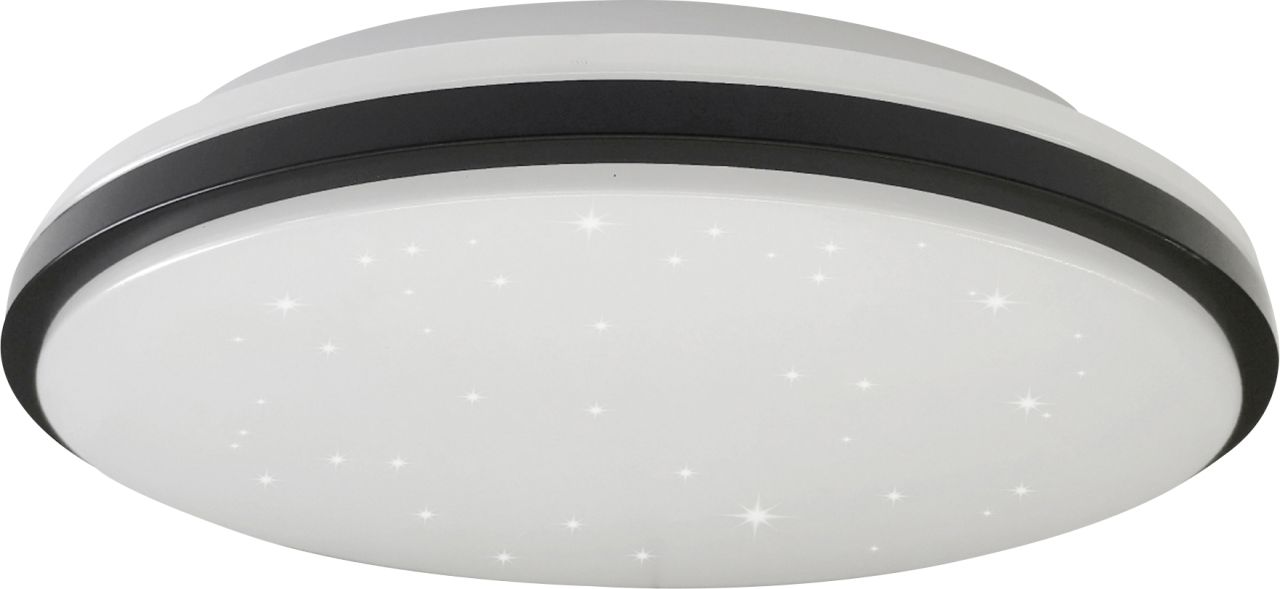 Müller Licht LED Deckenleuchte Sternenhimmel weiß-schwarz Ø 49 cm 36 W von Müller Licht