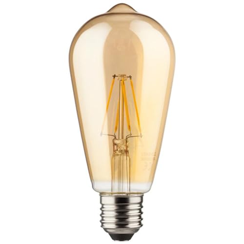 Müller-Licht LED Filament Leuchtmittel Retro Edison 4,5W = 32W E27 Gold 350lm extra warmweiß 2000K von Müller-Licht
