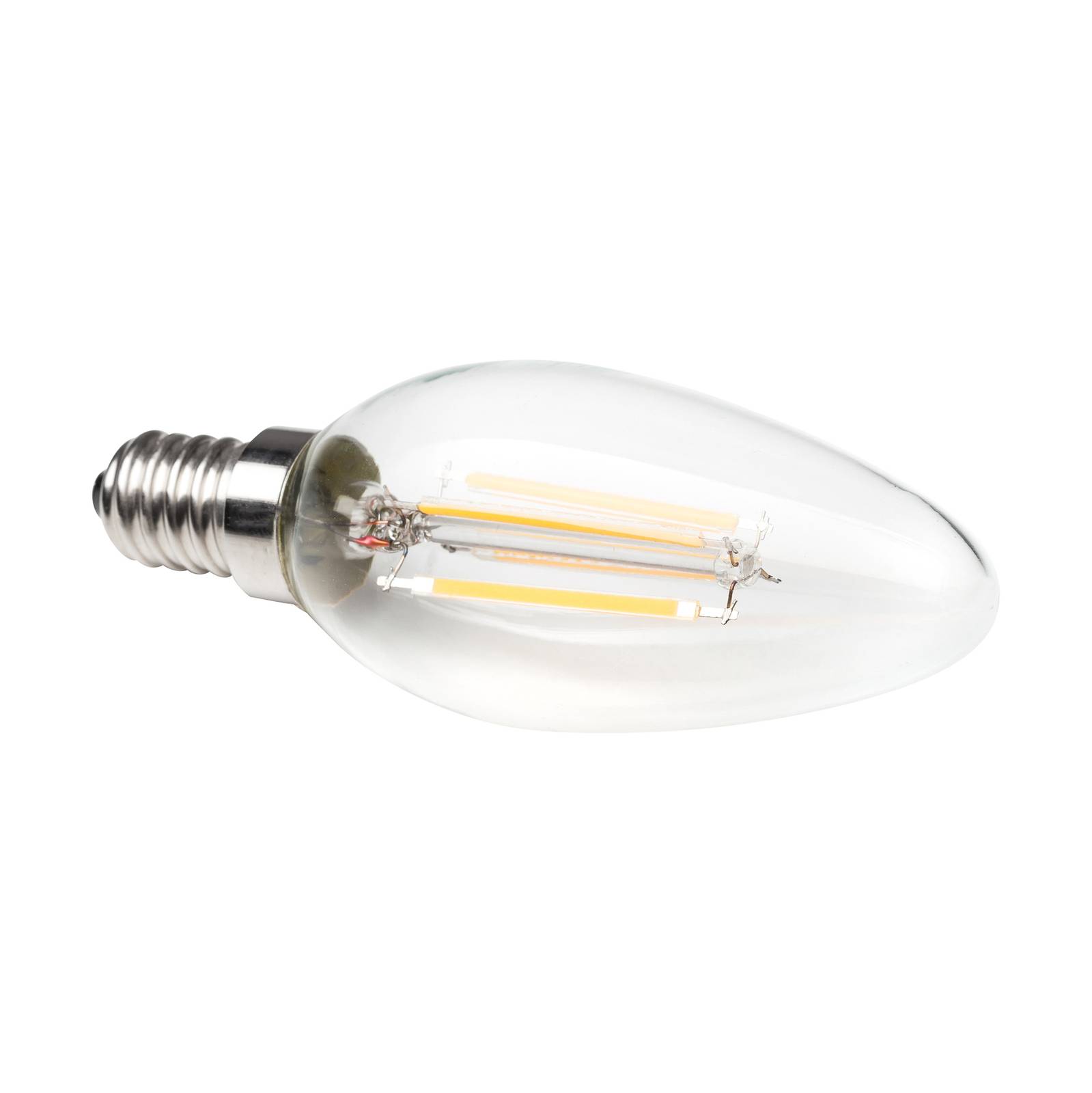 Müller Licht LED-Kerzenlampe, E14, 4,2 W, 2.700 K, Filament von Müller-Licht