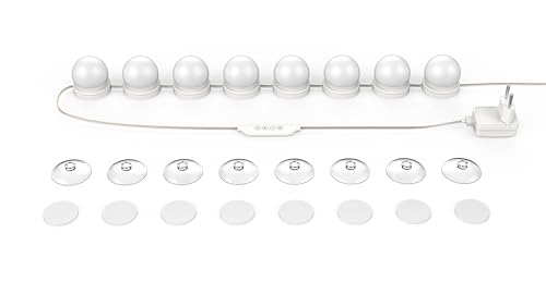 Müller-Licht LED Spiegel-Lichterkette Hollywood 7W 470lm 3000K-6500K Switch Tone Dimmbar + Memory-Funktion Müller-Licht LED Spiegel-Lichterkette Hollywood 7W 470lm 3000K-6500K Switch Tone Dimmbar + Memory-Funktion von Müller-Licht