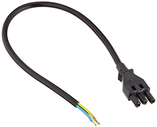 Qneqt-Anschl., Buchse, 0,5m H05VV-F 3G1.5, schwarz von Müller Plastik