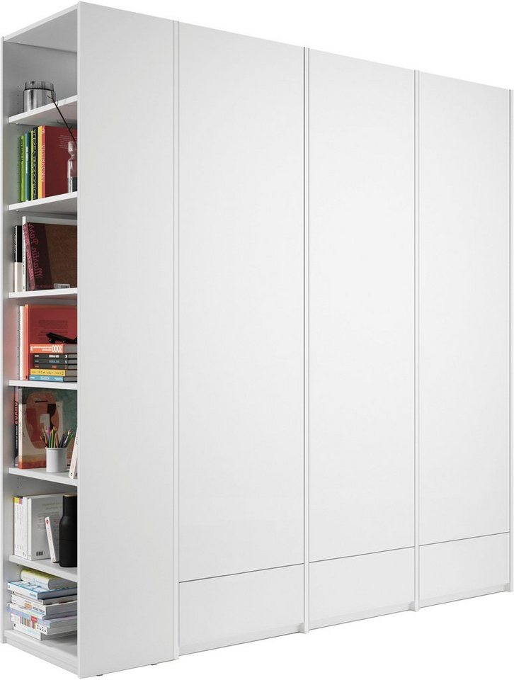 Müller SMALL LIVING Drehtürenschrank Modular Plus Variante 6 inklusive 3 geräumigen Schubladen von Müller SMALL LIVING