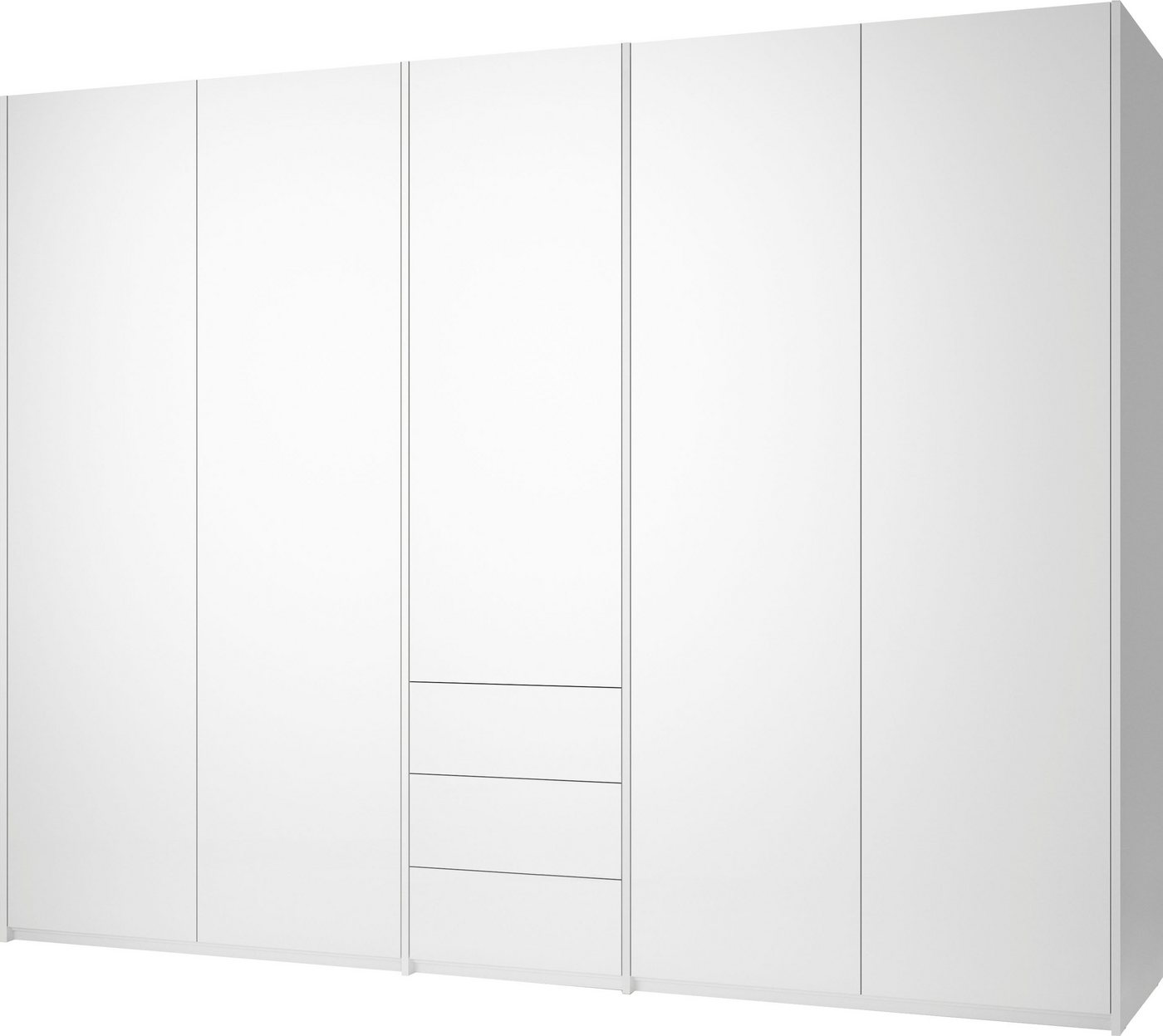 Müller SMALL LIVING Drehtürenschrank Modular Plus Variante 9 inklusive drei kleinen Schubladen im Mittelelement von Müller SMALL LIVING