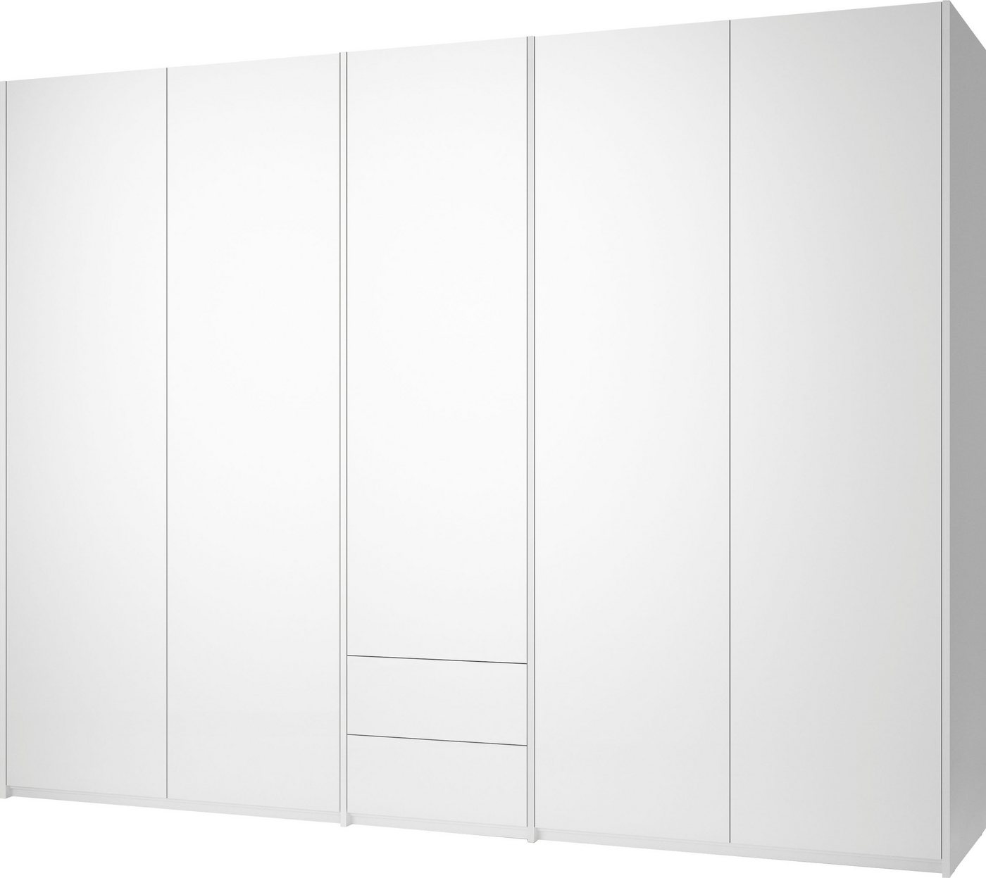 Müller SMALL LIVING Drehtürenschrank Modular Plus Variante 9 inklusive zwei kleinen Schubladen im Mittelelement von Müller SMALL LIVING